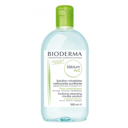 Міцелярний лосьйон Bioderma Sebium H2O Micellaire Solution 500 мл термін придатності 30.06.2026