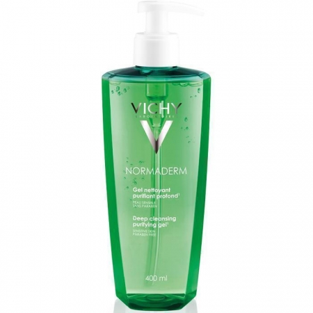 Гель для глибокого очищення проблемної шкіри Vichy Normaderm Deep Cleansing Purifying Gel 400 мл Гель для глибокого очищення проблемної шкіри Vichy Normaderm Deep Cleansing Purifying Gel 400 мл