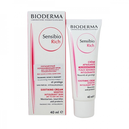 Bioderma Sensibio Rich Soothing Cream - крем насыщенной консистенции Bioderma Sensibio Rich Soothing Cream - крем насыщенной консистенции