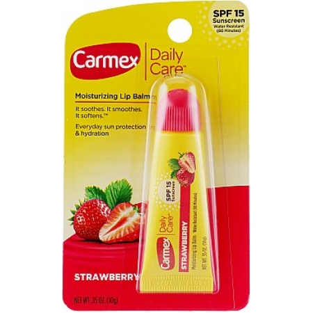 Бальзам для губ у тюбику "Полуниця" Carmex Lip Balm Бальзам для губ у тюбику "Полуниця" Carmex Lip Balm