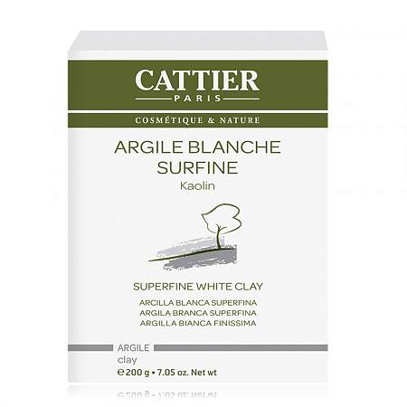 Біла глина мікронізована Cattier Argile Blanche Surfine 200g Біла глина мікронізована Cattier Argile Blanche Surfine 200g