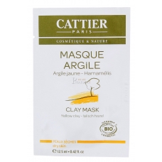 Маска із жовтою глиною для сухої шкіри Cattier Masque argile peaux seches 12,5мл