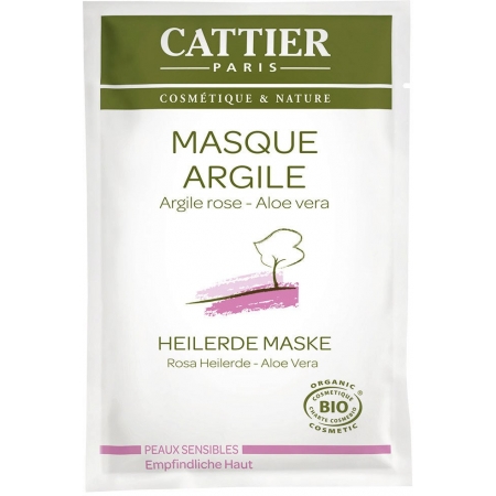 Маска із рожевою глиною Cattier Masque argile peaux sensibles 12,5мл. Маска із рожевою глиною Cattier Masque argile peaux sensibles 12,5мл.