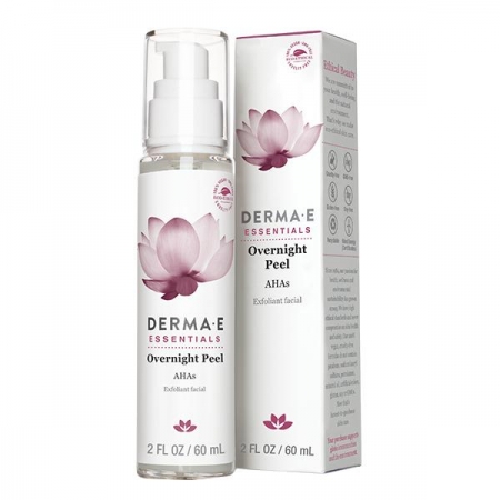 Derma E, Нічний пілінг, відлущуючий засіб для обличчя, 2 рідкі унції (60 мл)