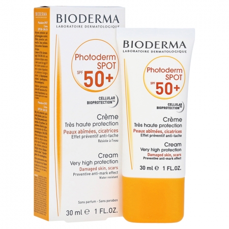 Сонцезахисний крем для обличчя Bioderma Photoderm Spot Cream SPF 50 Сонцезахисний крем для обличчя Bioderma Photoderm Spot Cream SPF 50