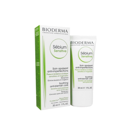 Bioderma Sebium Sensitive - інтенсивний зволожуючий та заспокійливий крем