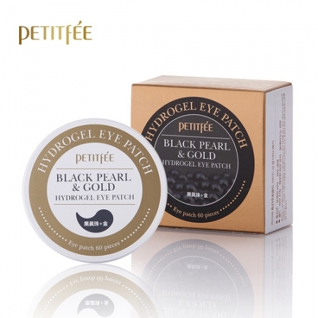 Патчі під очі Petitfee, Black Pearl & Gold Hydrogel Eye Patch Патчі під очі Petitfee, Black Pearl & Gold Hydrogel Eye Patch