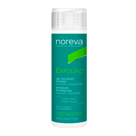 Очищуючий гель Noreva Laboratoires Exfoliac Intensive Foaming Gel 200мл Очищуючий гель Noreva Laboratoires Exfoliac Intensive Foaming Gel 200мл